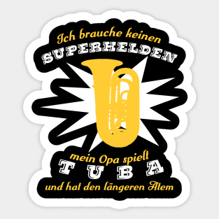 Superheldtubaopa Sticker